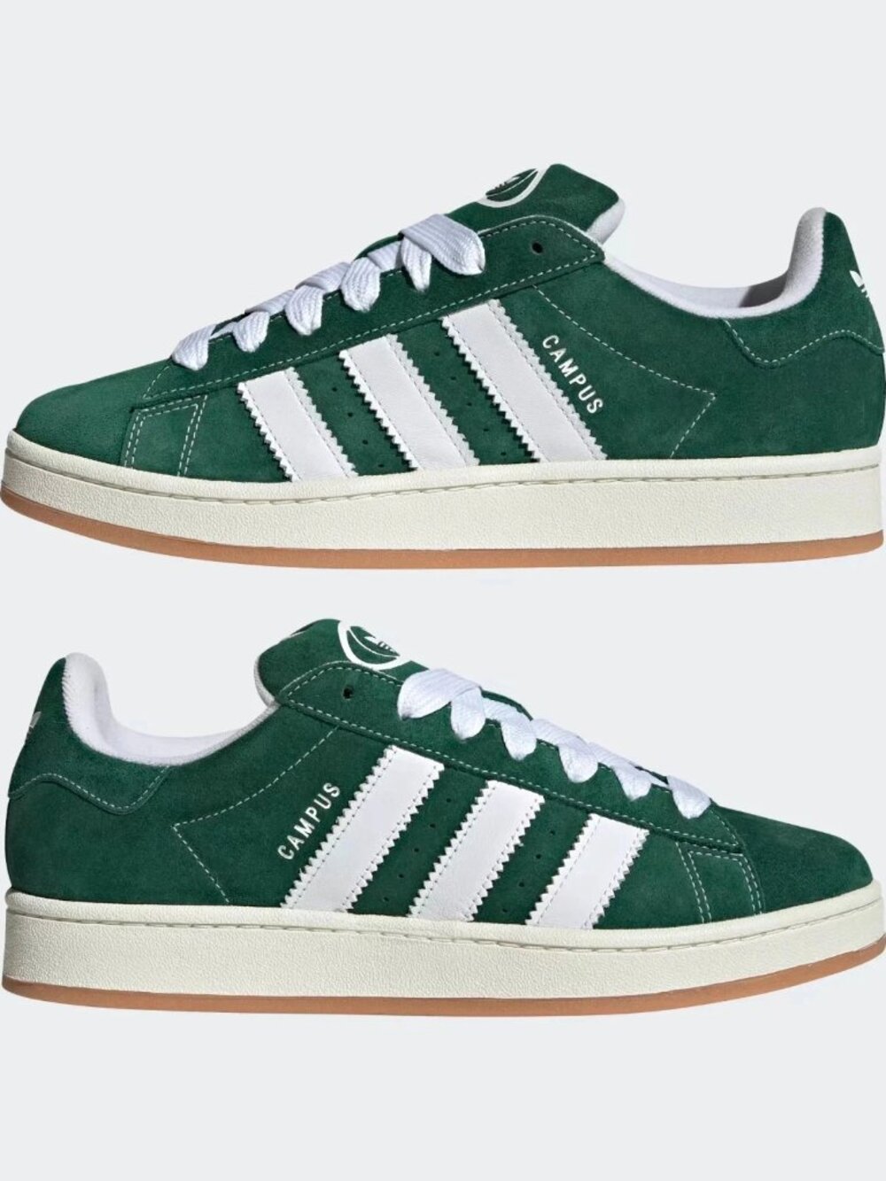 Adidas Originals Men's Green White Campus 00s Shoes Size 12 us H03472 - Picture 6 of 6